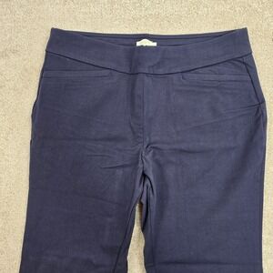 Spartina 449 Maren Pull On Pant Navy XL Ankle Pant New‎ $108 Pockets